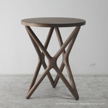 Деревянная мебель Причудливый дизайн Классический массивный стол из цельного дерева